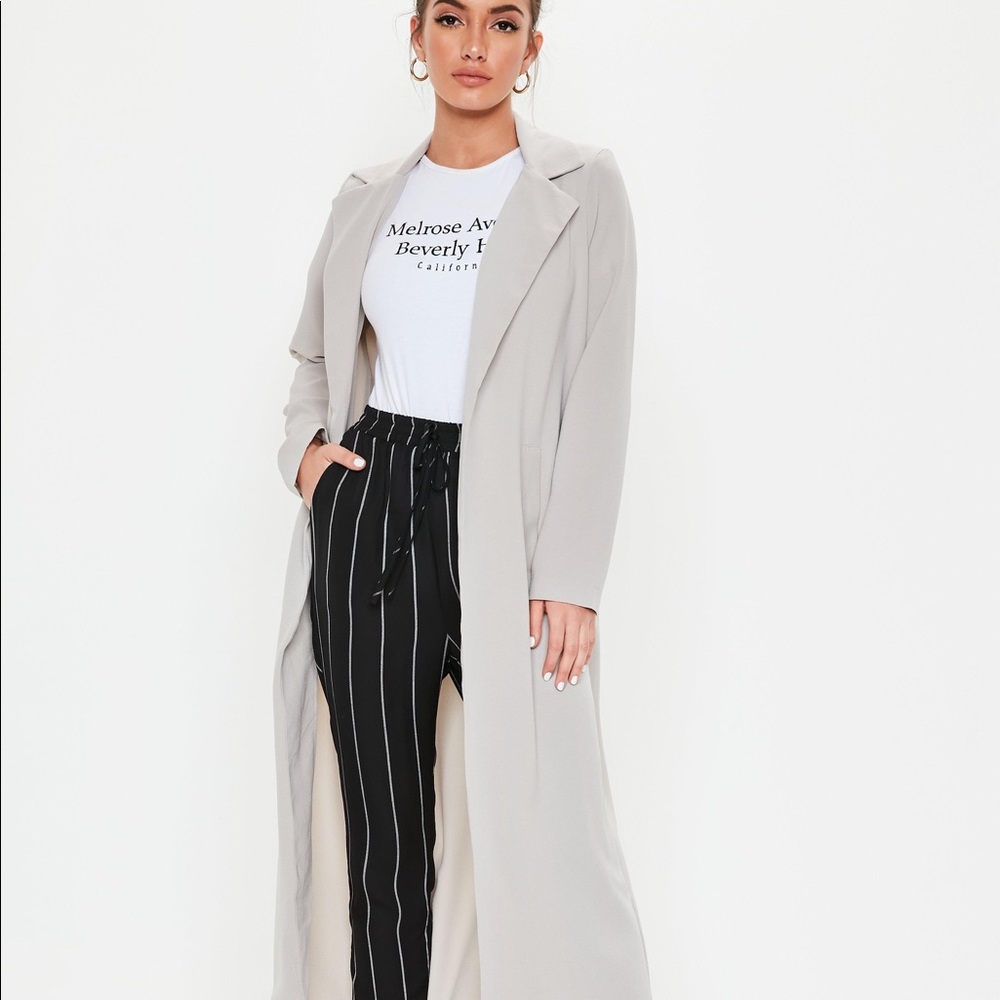 Missguided maxi duster coat NWT